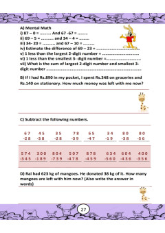 Grade 2 math workbooks CBSE/ICSE