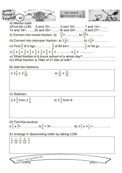 Grade 5 maths workbooks CBSE/ICSE