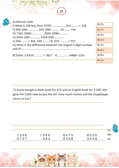 Mathematics: Class 3 Maths Practice Workbook CBSE/ICSE( syllabus upto 2024) With Answers