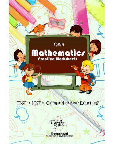 Class 4 Mathematics Practice Workbook CBSE/ ICSE With Answers