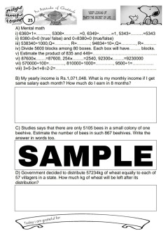 Grade 5 maths workbooks CBSE/ICSE