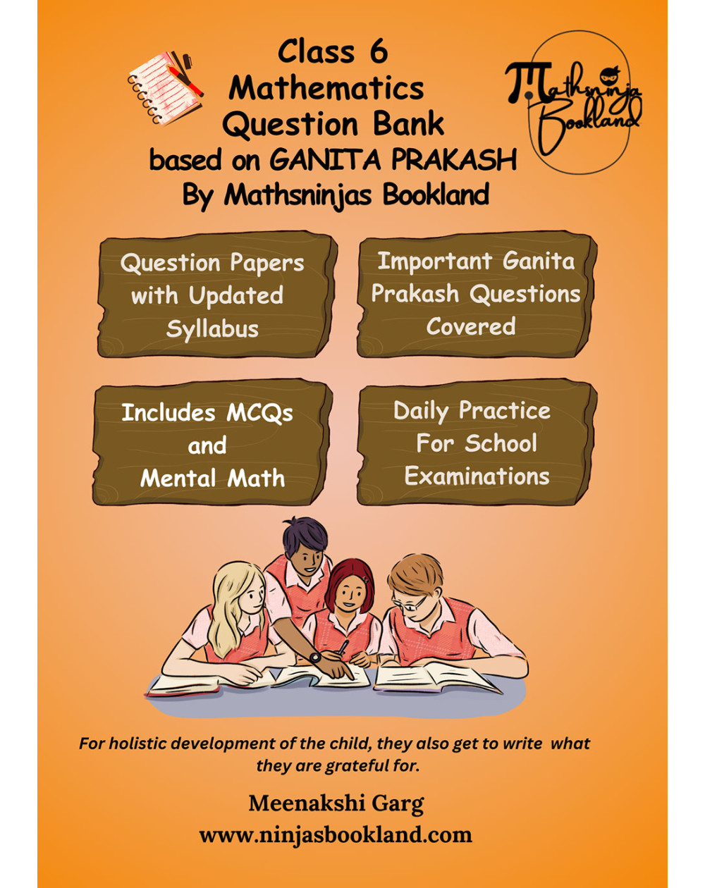 Class 6 Mathematics CBSE 2026 NCERT's Ganita Prakash Question Bank Practice Book by Mathsninjas Bookland
