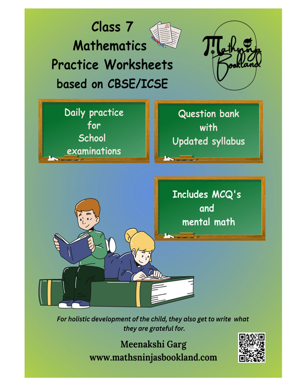 Mathsninjas Bookland's Class 7 ICSE Mathematics Question Bank Practice Book