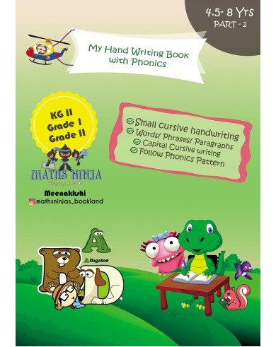English Phonics Cursive Writing  Book
