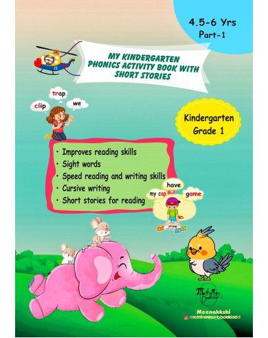 My Kindergarten Phonics Activity Book with short Stories 