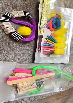 A vocabulary Activity Board Book kit: How I met my words! Math+ alphabets + GK with steam and stem activities for 1 to 3.5 years + craft supplies + wipe and clean by Mathsninjas Bookland