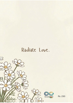Aesthetic Notebook Journal Diary With Soft Touch Cover For Writing- A5 Size, 192 Ruled Pages, 75 GSM, Radiate Love